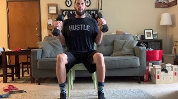 seated alternating hammer curls with iso holds