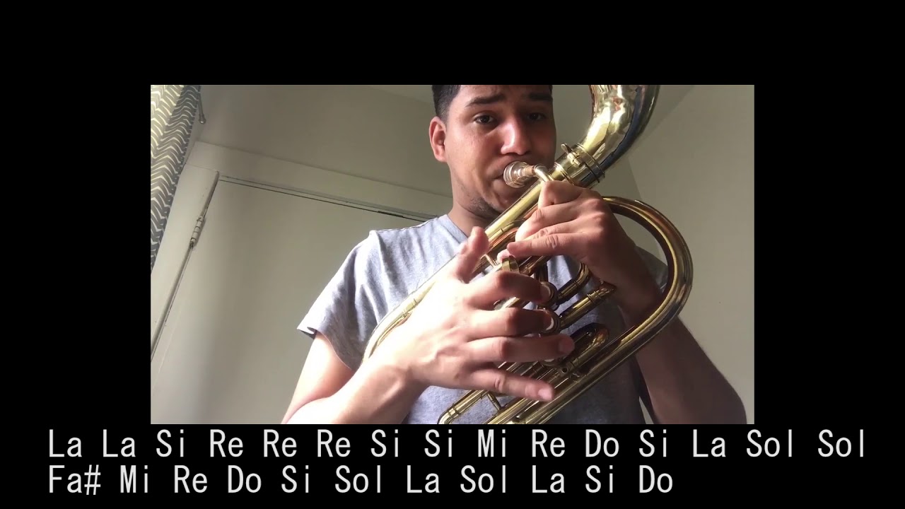 Tutorial Saxor Nomas este reyArreglos Yaki Alto horn YouTube