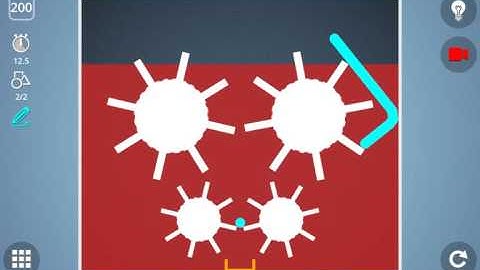 Check out how I solved level 200 in Brain It On! #BrainItOn