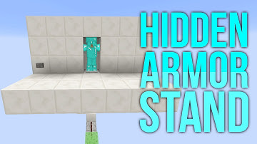 Minecraft 1.8 Redstone Tutorial - Hidden Armor Stand