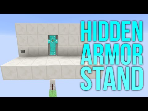 Minecraft 1.8 Redstone Tutorial - Versteckte Rüstung Ständer