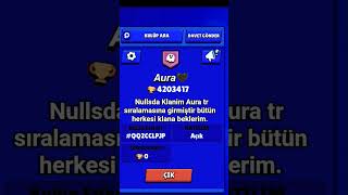 Nullsta Klanim Aura Tr Siralamasina Girmistir Herkesi Bekleriz.