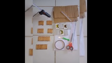 Tugas Prakarya Miniatur Rumah Dari batang korek api