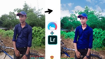 Photo Retouch On Lightroom Mobile & Sky Change On Mobile Facetune App II AST Editimg zOnE II
