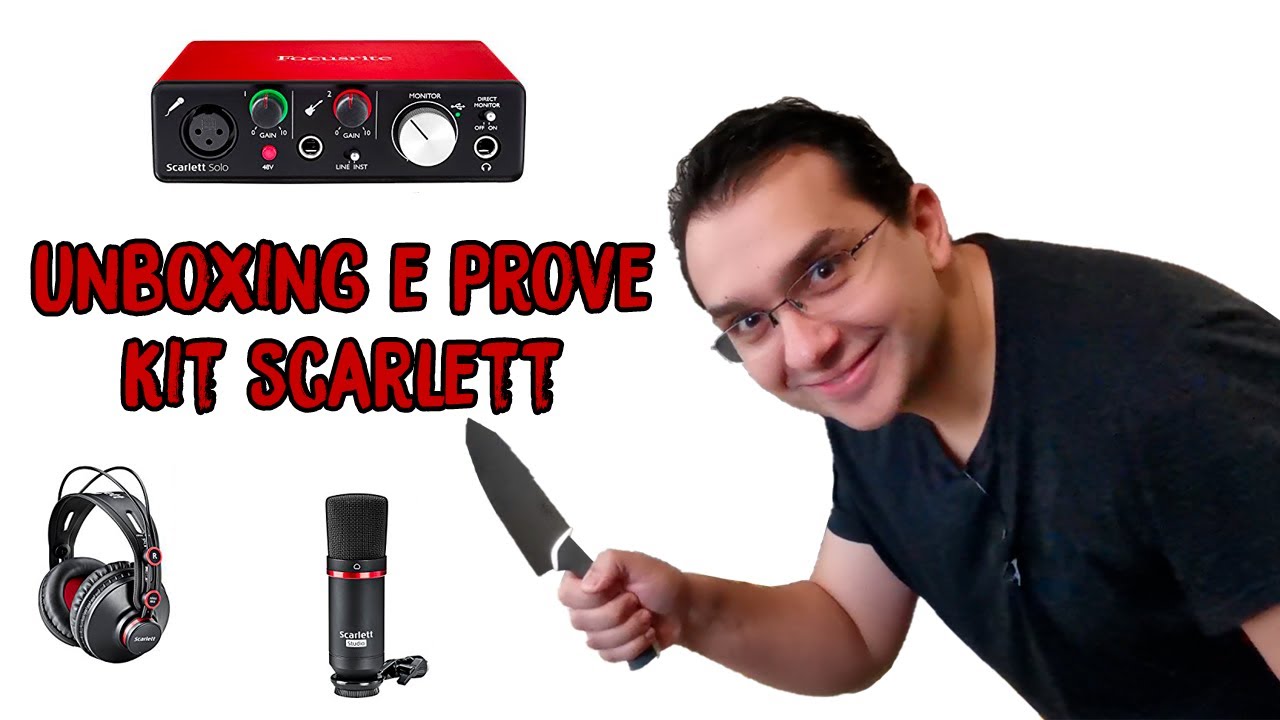 Unboxing e test audio Focusrite Scarlett Solo Studio 3rd Gen kit con
