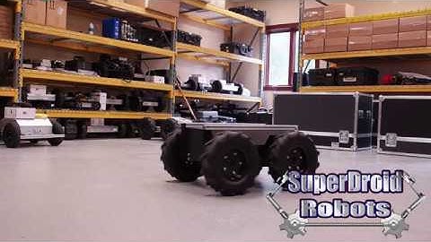 Custom Heavy-Duty Robot from SuperDroid