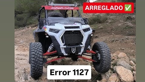 Error 1127 Polaris RZR Turbo solución. RZR ERROR CODE 1127 TURBO FIXING