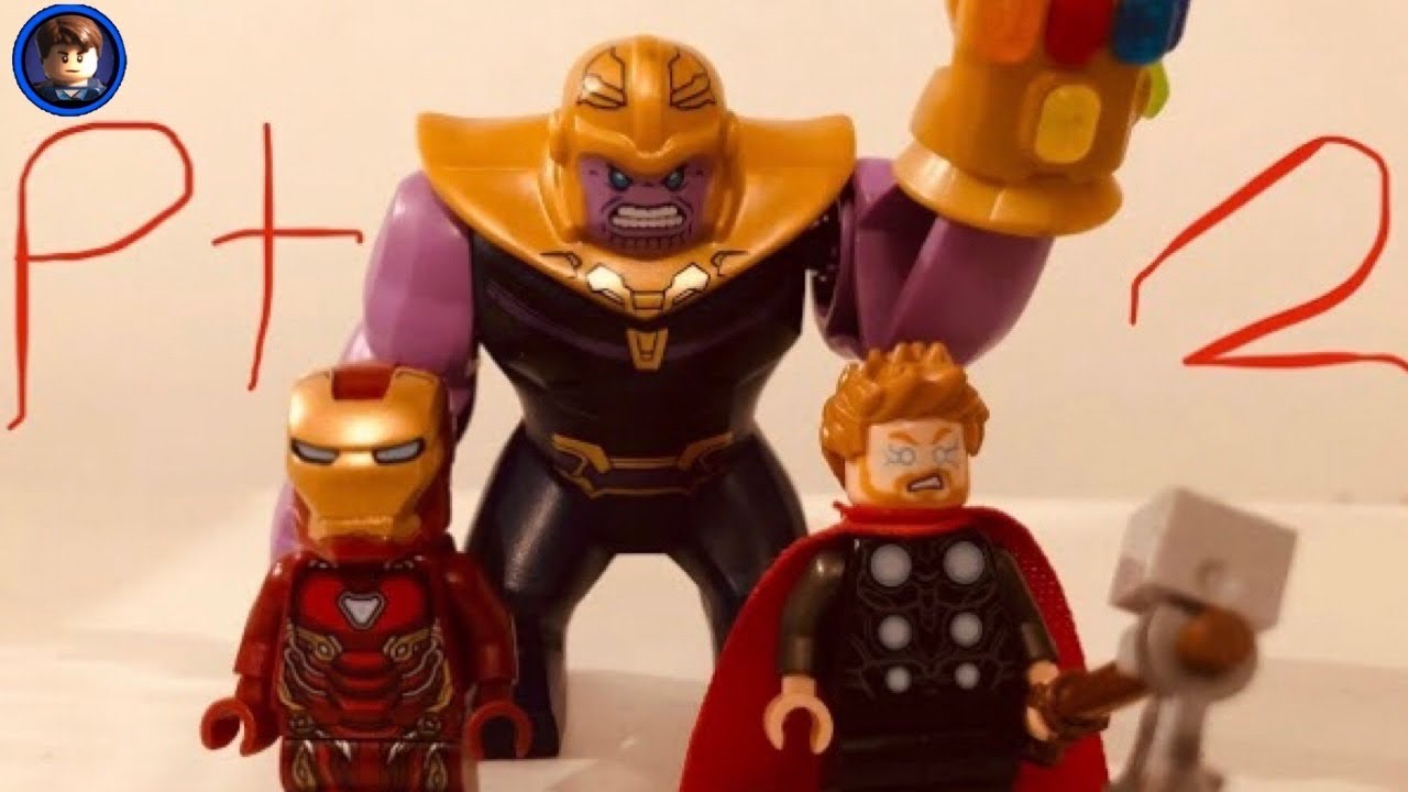 Thanos vs Thor and iron man part 2 stop motion animation - YouTube
