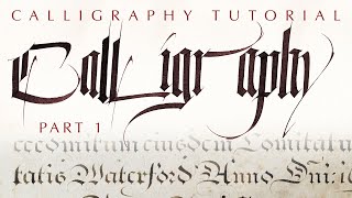 The Art of Writing: A Calligraphy Tutorial, Part One