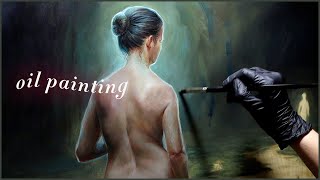 Starting my NEW biggest painting ever! 🎨 OIL PAINTING TIMELAPSE