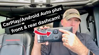 This is the best CarPlay/Android Auto + Front & Rear Dashcam Device of 2023