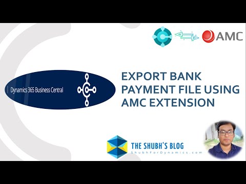 Generate Payment file from D365 Business Central using AMC Banking Extension.