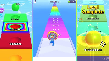 2048 | Ball Run 2048 Merge Number vs Ball Run Infinity vs Layer Man 3D : Run & Collect #cutiepie22yt