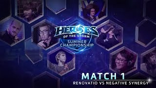 Renovatio vs Negative Synergy - Game 3 - Group A - Global Summer Championship