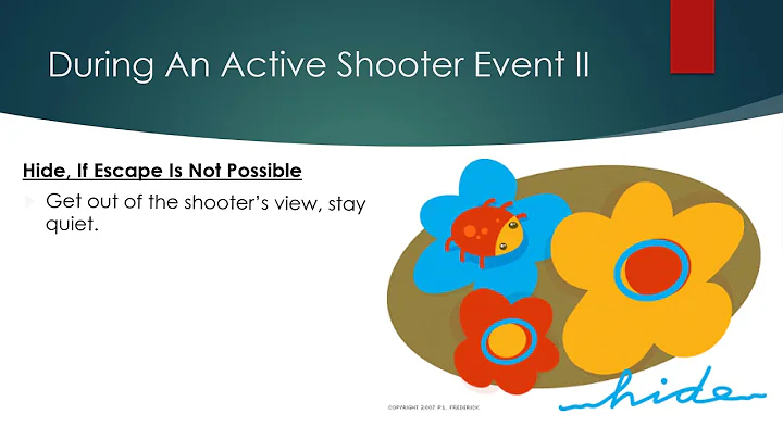 Disaster Trainings   Active Shooter