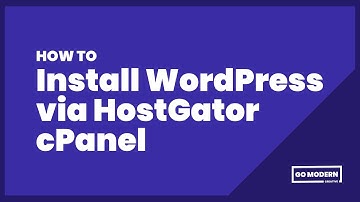 How to Install WordPress via your HostGator cPanel