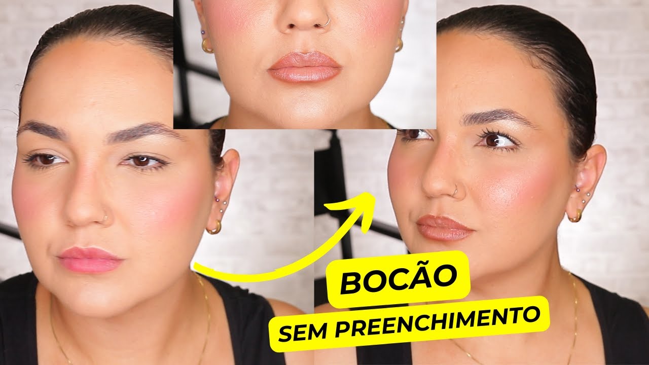 Efeito Bocão Tutorial De Preenchimento Labial Com Maquiagem Youtube 
