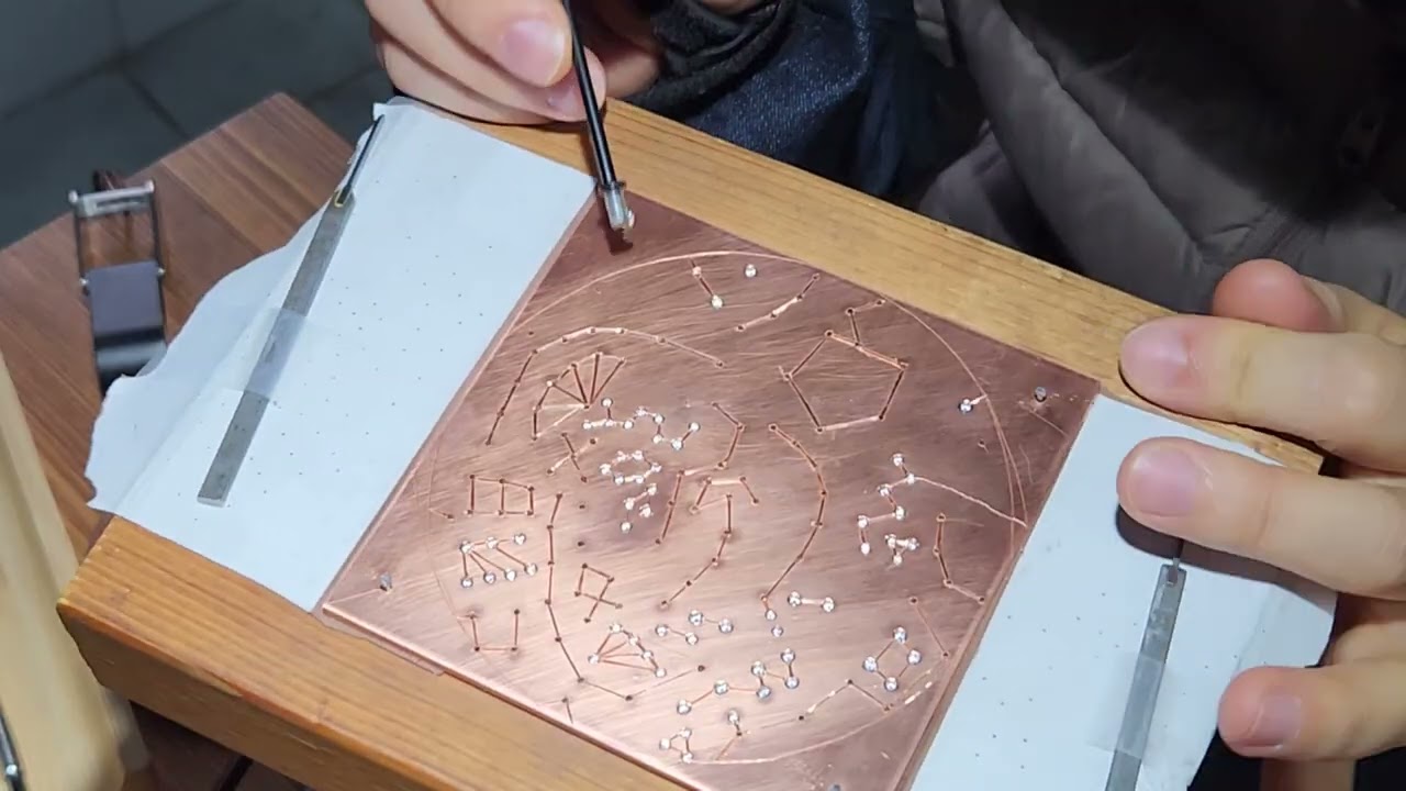 ASMR] The Celestial map from Joseon dynasty 천상열차분야지도 20