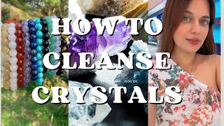 How to cleanse crystals|crystals को Energise कैसे करे । #crystalhealing#Ranjeetasiingh