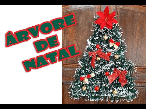 Vídeo: Como Fazer Uma árvore De Natal Na Parede Com Enfeites
