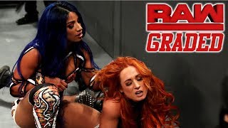 Wwe Raw Graded 12 Aug Sasha Banks Returns & Turns Heel, Summerslam 2019 Fallout