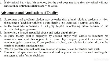 OR - Applications of Duality/(15/17CS653)/Module 3 by Prof. Shweta Naik
