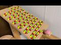 Marble Run Race ASMR ✨ 3D printed track + Snake-shaped wooden track + square track
