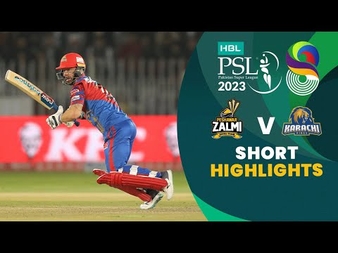 Short Highlights | Peshawar Zalmi vs Karachi Kings | Match 17 | HBL PSL 8 | MI2T