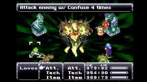 Chrono Trigger - Lavos Fight + Ending