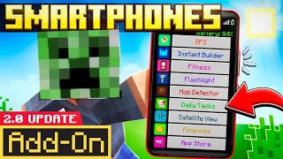 How Smart Is This Phone In Minecraft?! - Smartphones 2.0 Addon Showcase! screenshot 3