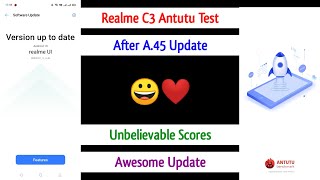 Realme C3 Antutu Benchmark Test After A.45 Update - Performance Improvement? ? ~ by Rocko RJ ️