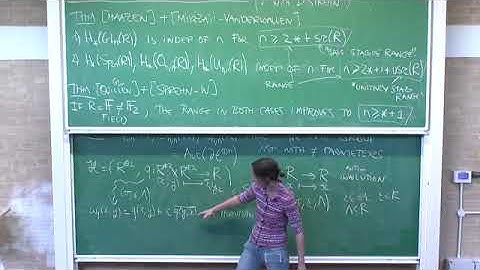 HHH | Prof. Nathalie Wahl | Slopes in homological stability, the classical way