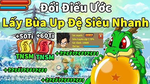 Ngọc Rồng Online - Đổi điều ước vô cực lấy bùa up đệ 1500 ngọc cho đệ tử hoá khỉ vĩnh viễn