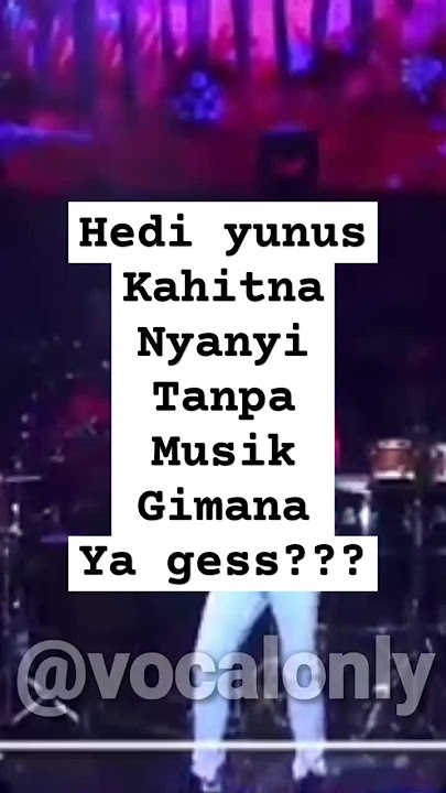 vocal only //  hedi yunus // cantik (kahitna) #shorts  #music