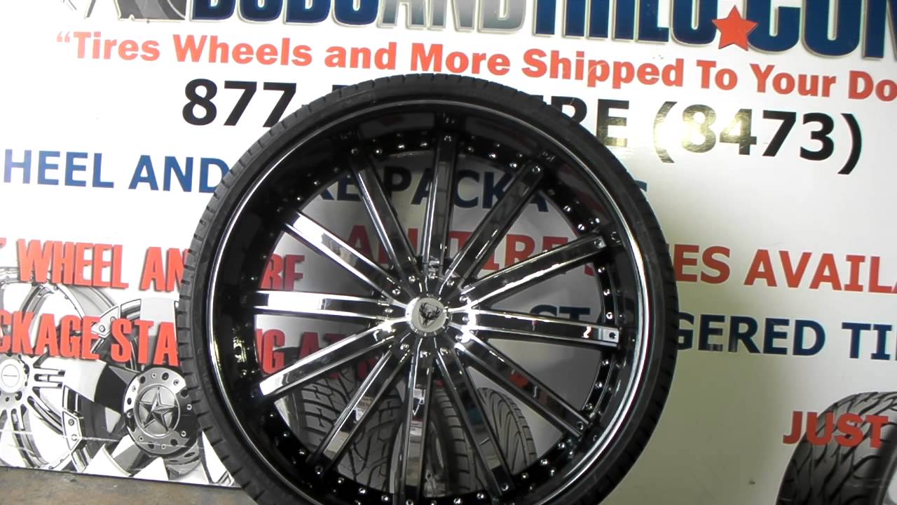 28 Inch Venice Dolce Black Wheels Truck Wheels and