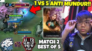 ANTIMAGE PAKE MASHA?? JADI DEJAVU COY NGELIATNYAA 1 VS 4 NAHAN BANGET GILE!! MATCH 2 EVOS VS AE