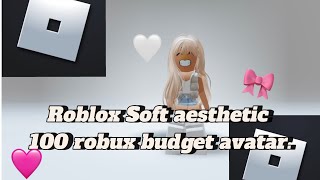 Creating ~SOFT AESTHETIC~ Roblox avatar with 100 robux budget.🎀