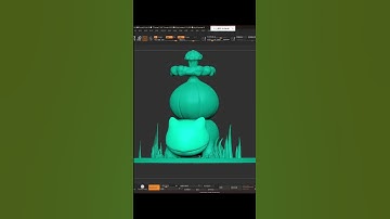 I heard that you like small animals, let’s have a Pokémon today. 3D modeling zbrush