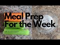 WEEKLY MEAL PREP | PORTION FIX INSPIRED | ON A BUDGET