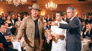 Owner Threw John Wayne Out for No Tie — 14 Minutes Later Wayne Made Him Put on a Waiter's Jacket