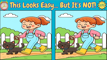 Think Fast! Can You Find 3  Differences in 90 Seconds! Ultimate Picture Puzzle Challenges #198