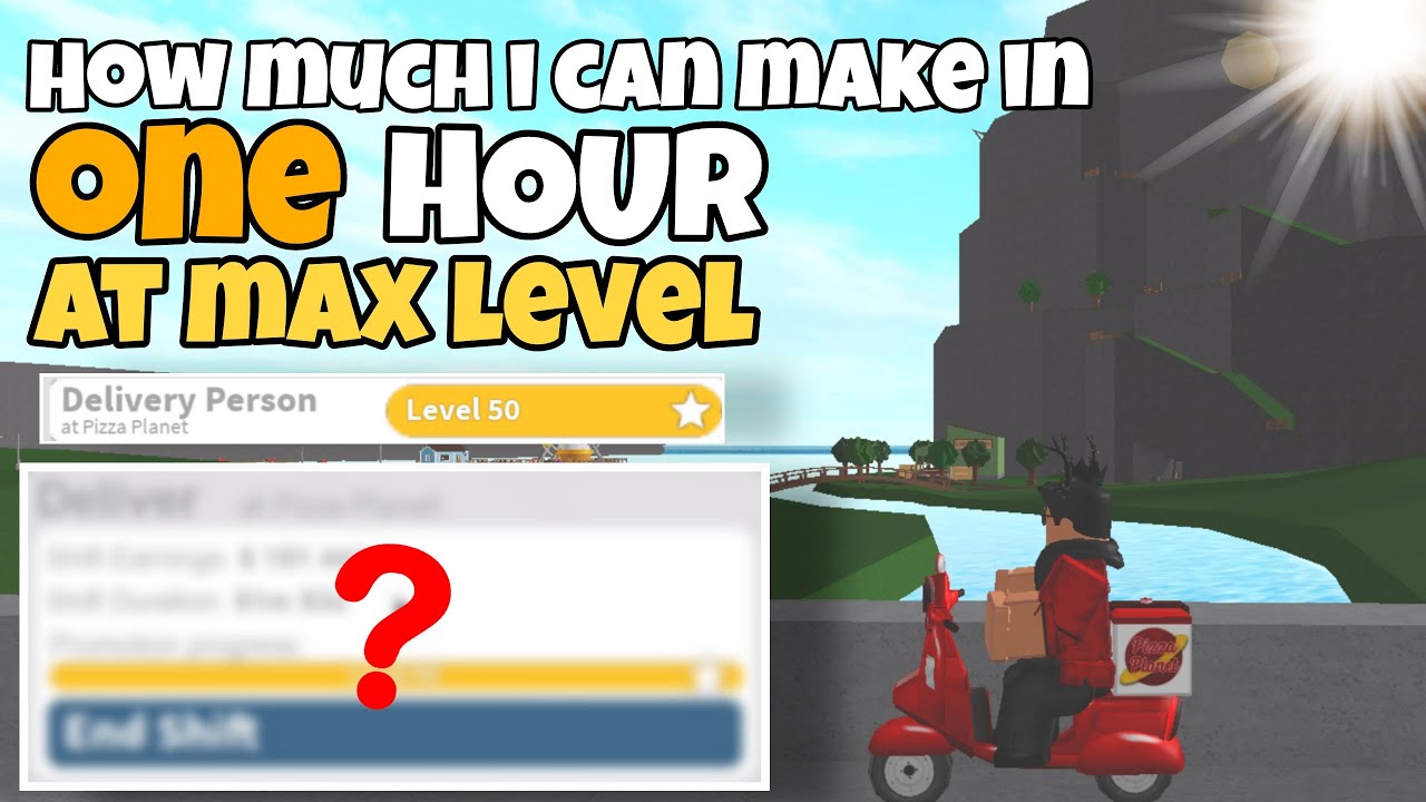 How much money i can EARN in a hour at max level pizza delivery in ...