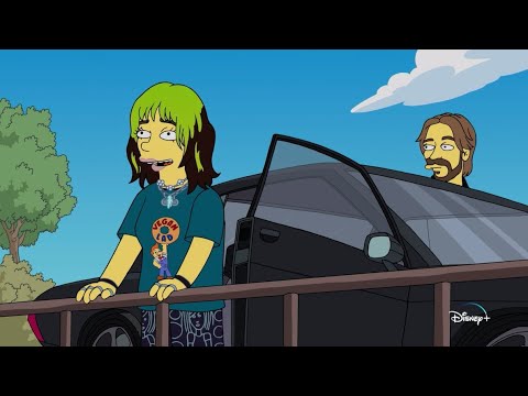 Los Simpson: Billie Eilish Conoce a Lisa • CLIP #2 OFICIAL (HD) | Disney+