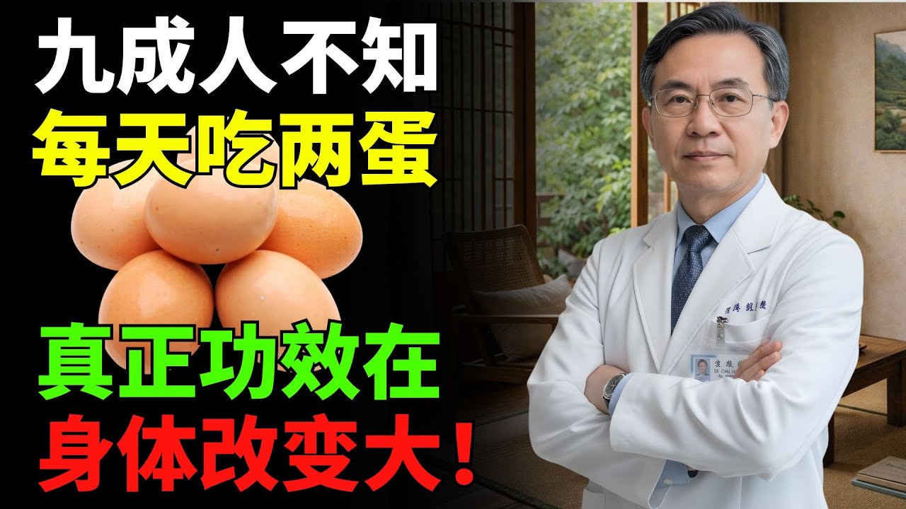 99%的人每天吃2顆雞蛋卻理解錯效果——吃對方式才有真正好處