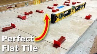 How To Use Raimondi Tile Leveling System DIY For Flat Tile Floors