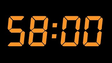 「58 Minutes Timer」 -  With Relaxing Music