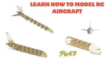 How to start modeling RC aircraft in Fusion 360 Part 3 Tutorial beginner to advance