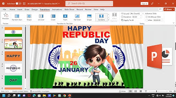 26 January Powerpoint Presentation 🇮🇳 Republic Day MS Powerpoint Presentation Kaise Banaye