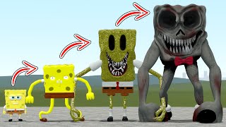 NEW EVOLUTION OF CURSED SPONGEBOB GREY In Garry's Mod