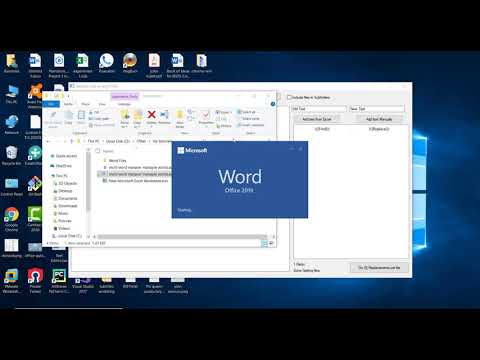 Word Automation - Replace words in multiple word files